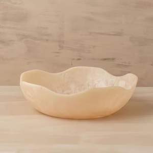 Tazón Clásico Translúcido de Resina para Centro de Mesa de Cocina - Apto para Lavavajillas, Ideal para Fiestas - Product Image 1