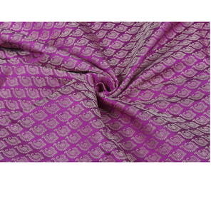 Tissu brocart floral élégant à finition douce et brillante pour la confection de robes, les tenues de mariage et la décoration - Product Image 1