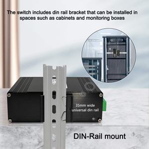 <span class=keywords><strong>Switch</strong></span> industriel 8 ports Gigabit + 4 ports Gigabit SFP non-PoE, entrée large plage 12-48VDC, -40 ° C à 80 ° C, Industriel Compact à Faible Consommation d'Énergie - Product Image 5