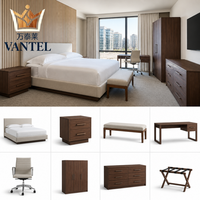 Vantel, fabricant de meubles d'hôtel sur mesure, ensemble de meubles de chambre d'hôtel modernes pour projets de luxe