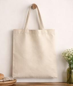 Sacs fourre-tout en coton 100 % avec poignée courte, imprimés sur mesure pour usage quotidien, prix d'usine sur les sacs de courses en coton – Vente en gros - Product Image 2