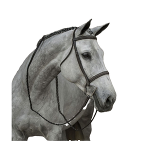 Bride équestre de course légère personnalisable Accessoires en cuir hanovriens islandais confortables pour l'équitation - Product Image 1