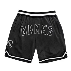 Shorts de basket-ball et de plage respirants à séchage rapide pour hommes et femmes, personnalisables avec lettres, pour la gym, brodés et respirants - Product Image 1