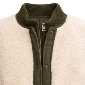 High Quality Women's Solid Cream Polar <b>Fleece</b> Vest With Zipper Stand Collar Casual Outerwear Warm Pocket Sleeveless <b>Gilet</b> OEM - Product Image 5