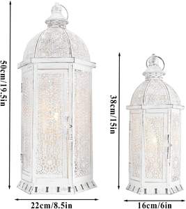 Linterna Metálica de Estilo Clásico para el Hogar, Crea una Luz Suave que Complementa el Ambiente Moderno y Cálido, Linterna al por Mayor - Product Image 5