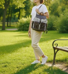 Durable Cowhide Leather Hair On Backpack Travel Laptop Rucksack Vintage School Bag Handmade Design LHBP-0035 - Product Image 4