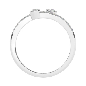 Women's 925 <b>Silver</b> <b>Eternity</b> Band <b>Ring</b> With Round Brilliant Cut Diamond Classic Engagement Jewelry - Product Image 3