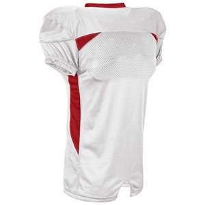 Camiseta blanca de poliéster 100% para entrenamiento de fútbol americano, uniforme de fútbol americano y rugby de Massee Sports. - Product Image 2