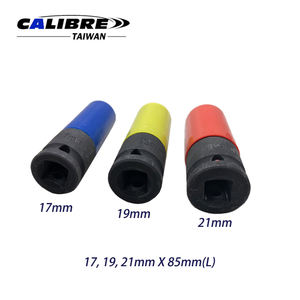 Jeu de douilles à choc métriques TAIWAN CALIBRE 3 pièces 1/2 pouce, protecteur d'écrou de roue, OEM, industriel, bricolage, CR-MO, outil de réparation automobile - Product Image 2