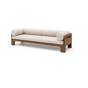 Modern Solid <b>Wood</b> <b>Sofa</b> Minimalist Living Room Lounge <b>Sofa</b> Contemporary Home Furniture - Product Image 2