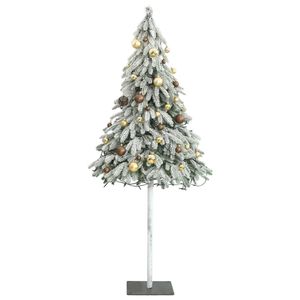 70.9 \ "albero di natale artificiale con 300 Set di sfere di LEDs floccate neve per decorazioni Festive - Product Image 4