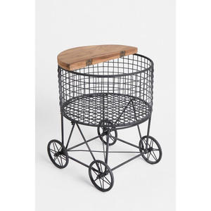 Round <b>metal</b> wire <b>storage</b> <b>basket</b> home decorative fruit vegetable <b>basket</b> customized handcrafted utensil kitchen <b>basket</b> - Product Image 6