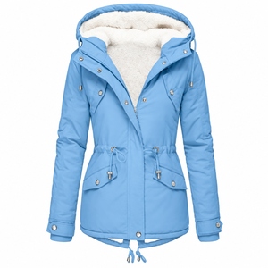 Chaqueta Acolchada de Invierno para Mujer, Transpirable, Impermeable, de Manga Larga, Personalizable - Product Image 1