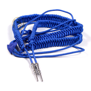 สายสะพายไหล่แบบ Aiguillette พร้อมปลายเส้นด้าย-เส้นลวดทองเหลืองรีไซเคิล สีน้ำเงินเข้ม สำหรับเครื่องแบบพิธีการ - Product Image 4