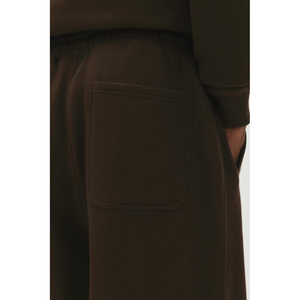 Ensemble survêtement marron à capuche pour homme, coupe ample, décontracté, avec sweat-shirt et pantalon à poches latérales, en coton respirant - Product Image 5