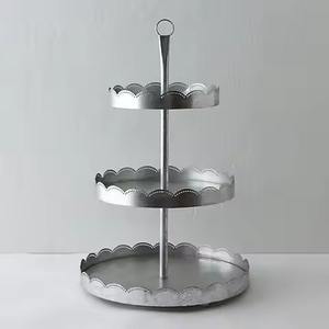 Exhibidor de Postres Profesional, Soporte Metálico para Pasteles, Exhibidor de Cupcakes, Esencial para Bodas - Product Image 1