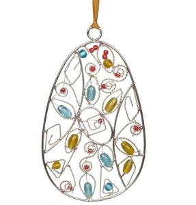 Décoration d'arbre de Noël, étoile noire et blanche, perlée, directement de l'usine, durable, style moderne, décoration intérieure ou extérieure. - Product Image 4