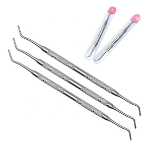 Juego de Herramientas para el Cuidado de las Uñas de los Pies de Acero Inoxidable con Cuchara para Cutículas, Empujador de Cutículas y Limpiador de Uñas para Manicura y Pedicura en Casa y Salón - Product Image 1