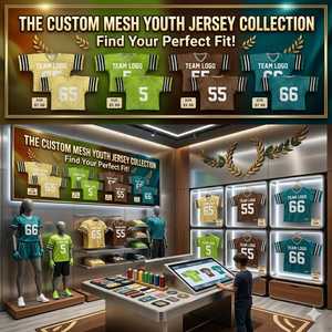 Maillot de football américain sur mesure pour femme, 100 % polyester, tissu maillé épais, sans manches, surdimensionné, numéro brodé - Product Image 3