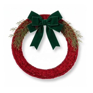 Handmade Christmas <b>Door</b> Wreath, Decorative Christmas <b>Door</b> Wreath, Festive Christmas Wreath for Front <b>Door</b> Wholesale - Product Image 1