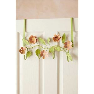 Gancho de hierro fundido decorativo de alta resistencia, montado en la pared, negro, con forma de flor, de una sola punta, para baño, entrada, o recibidor. - Product Image 5