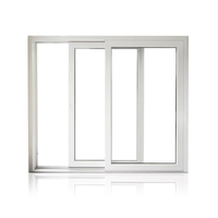 Holz-Aluminium-Schiebefenster Aluminium-Schiebefenstersystem 2-Spurig Einzel- und Doppelverglasung Thermisch Getrennt Pulverbeschichtet
