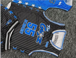 Uniforme de Baloncesto Unisex para Adultos, Diseño OEM, Negro y Amarillo, Sin Mangas, Poliéster Transpirable de Secado Rápido, Nombres/Números de Equipo Personalizados - Product Image 3