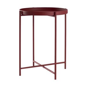 Table d'appoint industrielle en métal la plus vendue avec structure thermolaquée pour zone de réception de bureau et style professionnel élégant - Product Image 3