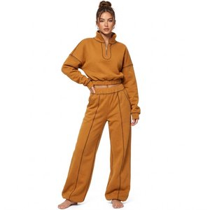 Custom sweatsuits cotton fleece sweatsuit custom private label sweatsuit for US Brands Private Label - Product Image 5