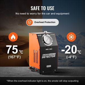 Detector de Fugas de Humo EVAP de Doble Modo, Bomba de Aire Automotriz, Manómetro, Probador de Vacío Integrado, Herramientas de Diagnóstico - Product Image 5