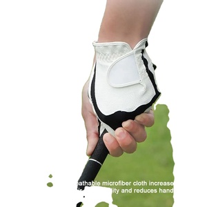 Guantes de golf profesionales para mano izquierda Tela de microfibra Guantes antideslizantes transpirables Club Swing Putting Guante de entrenamiento - Product Image 5