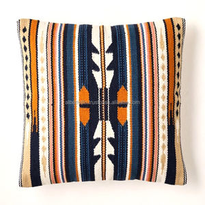 Fundas De Almohada Kilim de algodón puro, funda de cojín portátil para decoración del hogar, rayas modernas Vintage para sofá, tiro de vacaciones de Navidad - Product Image 2