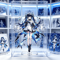 Support d'affichage personnalisé en acrylique pour figurines d'anime, sur mesure (OEM/ODM), formes et tailles variées, fabrication en acrylique