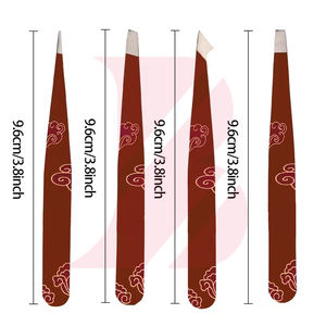 Pinzas para Cejas de Acero Inoxidable con Diferentes Formas y Diseños, Herramienta de Depilación de Alta Precisión, para Dar Forma a las Cejas - Product Image 4