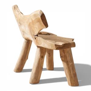 Banco de Raíz de Teca Sólida con Certificación FLEGT, Tallado a Mano con Borde Natural, Muebles de Jardín para Resorts de Lujo y Ecológicos - Product Image 3