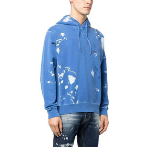 Sudadera con Capucha para Hombre, Estilo Desgastado, Oversize, Streetwear, Bordado Chenille, Lavado Vintage, Personalizada, Proveedores de Ropa al por Mayor B2B - Product Image 3