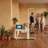 Huasheng Medical Echtzeit-Patienten-Check-In-Kiosk HS-V380-OEM Touchscreen-Kiosk für öffentliche Nutzung im Gesundheitswesen