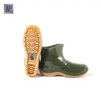 AP Boots 2005 Hijau Knee-High Waterproof PVC Rain Boots-High Durability Fashion Rubber Shoes - Product Image 3