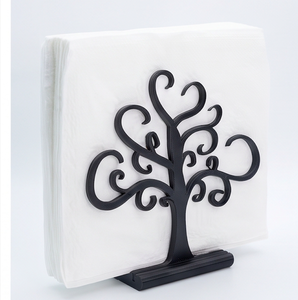 Porte-serviettes en métal classique au design unique en forme d'arbre, parfait pour la cuisine et l'hôtellerie - Product Image 4