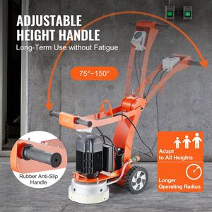 Ponceuse de sol électrique autotractée 1,7 CV 10 pouces 1300W 1720 tr/min pour béton, version améliorée - Product Image 3