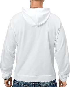 Sudadera con Capucha Blanca para Hombre, con Estampado, de Algodón, Informal, de Manga Larga, Corte Regular, para Otoño - Product Image 5