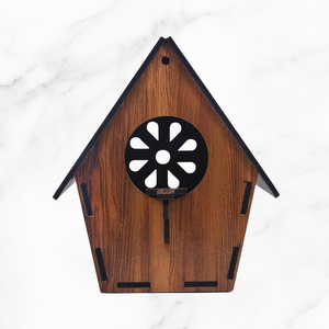 Handcrafted Wooden Birdhouse Outdoor Garden <b>Bird</b> House Wall Mounted Nesting Box Rustic Backyard <b>Decor</b> Wildlife Shelter Wholesale - Product Image 2
