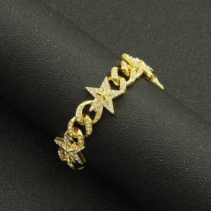Most Selling Moissanite Hiphop Bracelet Jewelry Accessory for <b>Men</b> Women Wedding and Party Wear Available At Good Price - Product Image 3