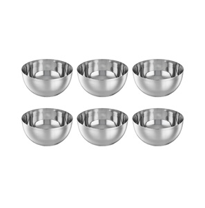 Bols mélangeurs en acier inoxydable de 220 ml chacun, katoras en acier pour servir des collations et une utilisation en cuisine, bols en acier inoxydable durables pour un usage quotidien - Product Image 4