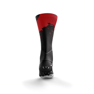 LUUK Crew Athletic <b>Socks</b> Red <b>Black</b> Dot Pattern Knitted Breathable Running <b>Socks</b> for Adults Summer Sport Wear - Product Image 6