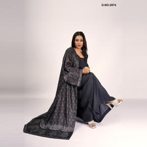 Tissu en fibre de polyester de haute qualité avec broderie Schiffli pour robes de soirée féminines, silhouette droite naturelle - Prix compétitif - Product Image 4