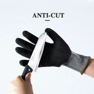 ถุงมือป้องกันการบาด ป้องกันการลื่น ผลิตจากเส้นใย HPPE ทรงปกติ - Product Image 2