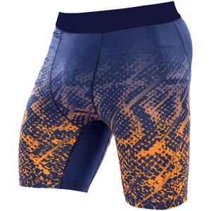 Men's Geometric Print Compression <b>Shorts</b> High Waist Quick Dry <b>Spandex</b> Polyester Sporty <b>Short</b> <b>Shorts</b> - Product Image 1