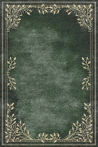 Tapis d'intérieur vintage à poils plats, motif feuille, en laine/soie, fabriqué à la machine, tufté à la main, avec bordure verte, antidérapant en latex, pour chambre et salon - Product Image 4