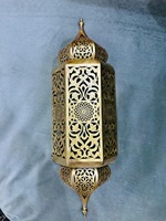 Applique Murale de Luxe Art Déco Faite à la Main en Fonte, pour Salon, Chambre, Mosquée, Hôtel - Idéale pour Mariage, Anniversaire, Pâques, Diwali
